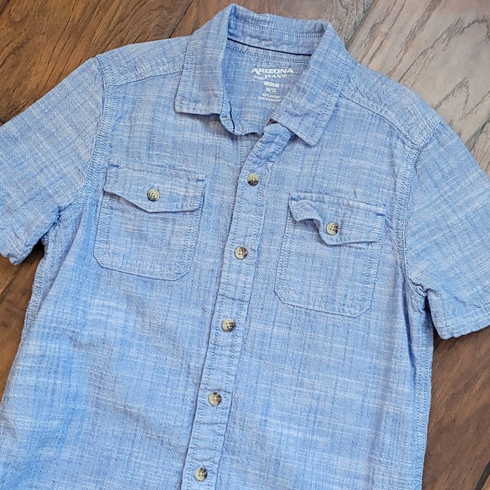 Chambray button down shirt